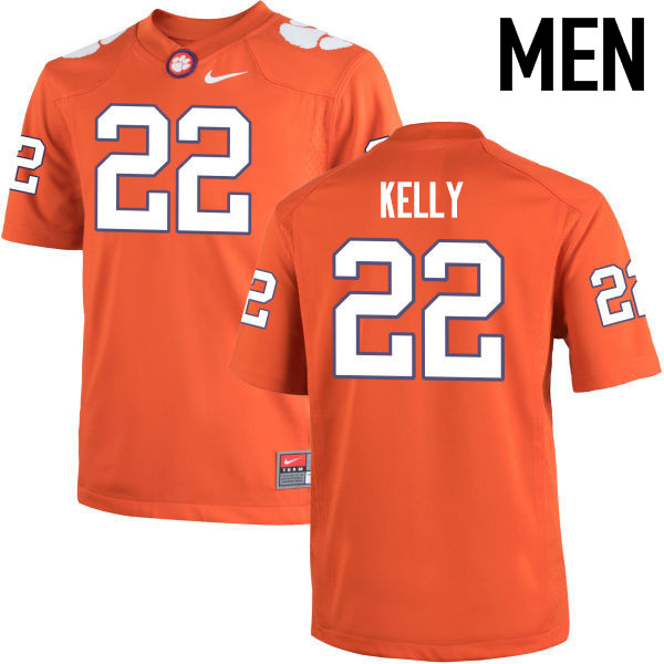 Men Clemson Tigers #22 Xavier Kelly College Football Jerseys-Orange - Click Image to Close